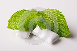 Green mint with chicle