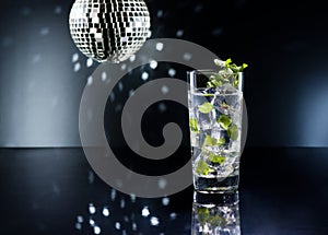 Green Mojito cocktail