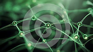 Green Molecular Network Structure molecular structure