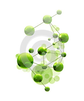 Green molecule photo