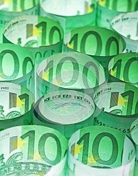 Green money background