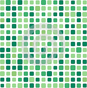 Green mosaic background