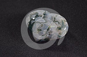 Green Moss Agate Heart, High Grade Moss Agate Pocket Stone, Healing Heart Chakra, Calming Crystal, Relaxation Crystal.