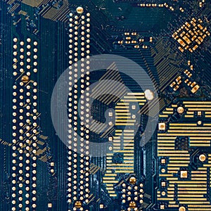 Green motherboard circuit