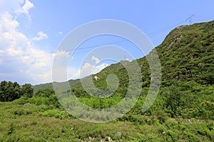 Green mountain of changping distict, adobe rgb