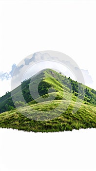 Green Mountain Peak with Clouds
