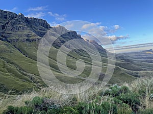 Green Mountains Drakensberg Sani Pass Lesotho