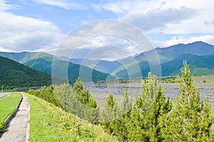 Green Mountains View from Kakheti region