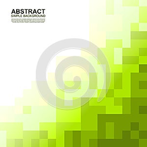 Green mozaic background. Abstract pattern background