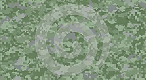 Green Multicam Camouflage Texture Close Up Pattern