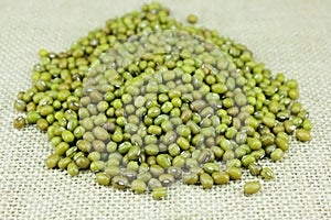 Green mung beans photo