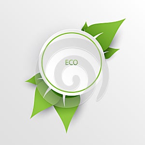 Green nature eco background