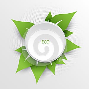 Green nature eco background