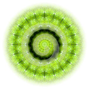 Green nature mandala 01