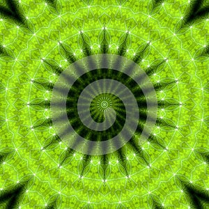 Green nature mandala 03