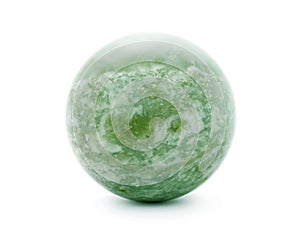 Green nephrite ball photo