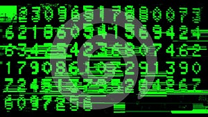 Green numbers and data computer code