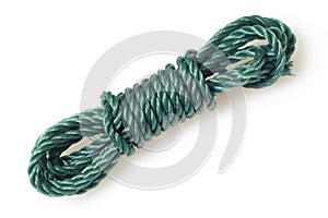 Green nylon rope