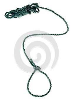 Green nylon rope