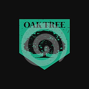 Green Oak Tree Logo