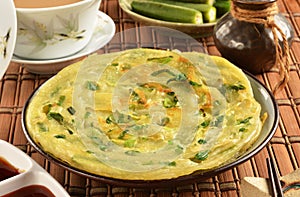 Green onion pancake