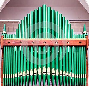Green Organ Pipes