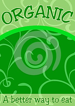 Green organic food