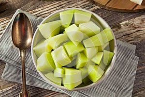 Green Organic Honeydew Melon