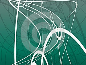 Green organic ornament