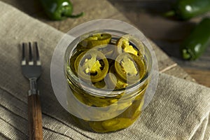 Green Organic Pickled Jalapenos