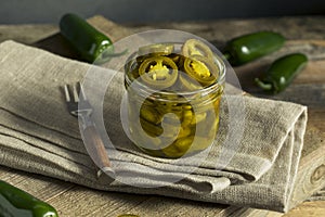 Green Organic Pickled Jalapenos