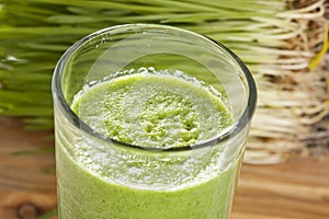 Green Organic Wheat Grass Shot