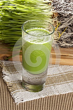 Green Organic Wheat Grass Shot