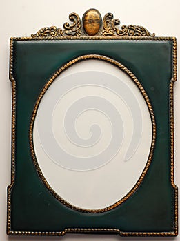 Green Oval Frame