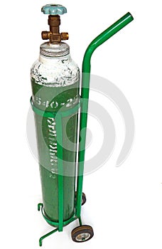 Green oxygen Tank