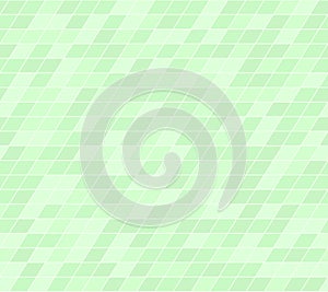 Green parallelogram pattern. Seamless vector