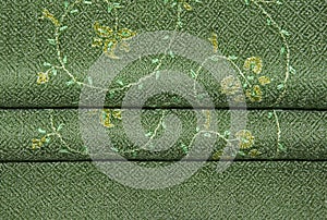 Green pashmina shawl