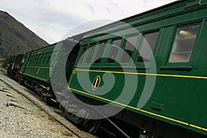 Green passenger train