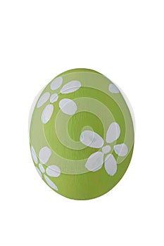 Green pastel Easter egg