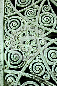 Green Patina Door Panel photo