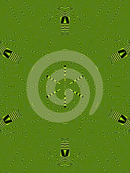 Green (pattern) design.