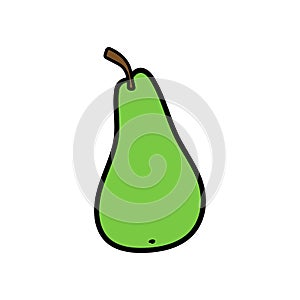 Green pear icon
