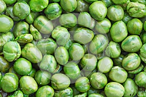 Green peas background