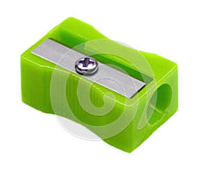 Green pencil sharpener