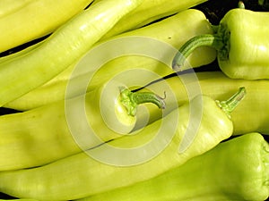 Green pepper background