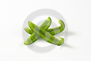 Green pepper slices
