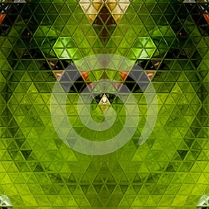 Green Pet Cat Eyes Abstract Art