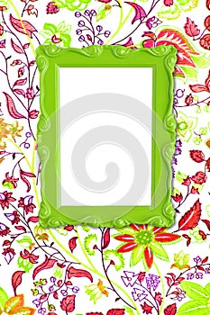 Green picture frame