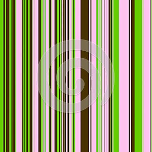 Green Pink Brown Stripes