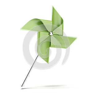 Green pinwheel